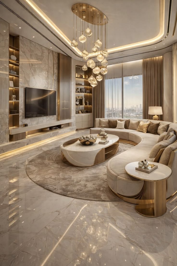 Phong cách nội thất Luxury